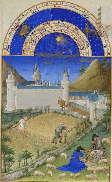 <p><strong>Fratelli Limbourg</strong></p><p><span style="background-color: transparent;"><em>Miniature del codice “Le ricchissime ore del duca di Berry”</em> (1413-1416; Musée Condé, Chantilly, Francia)</span></p>