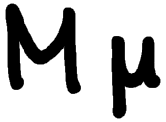 <p>Μ μ</p>