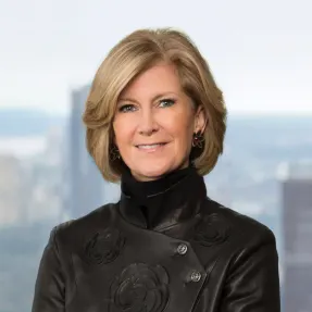 <ul><li><p><strong><span>CEO of J.P. Morgan Chase’s Asset and Wealth Management line of business- one of the largest and most respected investment managers and private banks in the world&nbsp;</span></strong></p></li><li><p><strong><span>More than 5 trillion in client assets&nbsp;</span></strong></p></li><li><p><strong><span>Joined the firm 25 years ago&nbsp;</span></strong></p></li><li><p><strong><span>Board member of Georgetown- where she received undergrad degree in mathematics&nbsp;</span></strong></p></li><li><p><strong><span>MBA at Harvard where she serves on the Global Advisory Council</span></strong></p></li></ul>