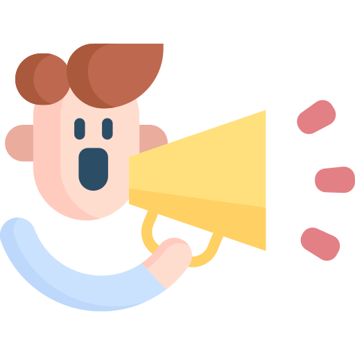 <p><span>To speak or call out loudly.</span></p>