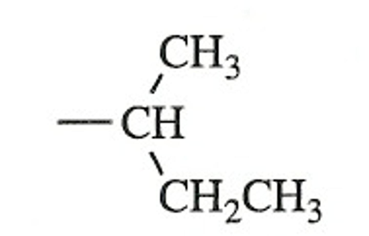 <p>CH3CHCH2CH3</p>