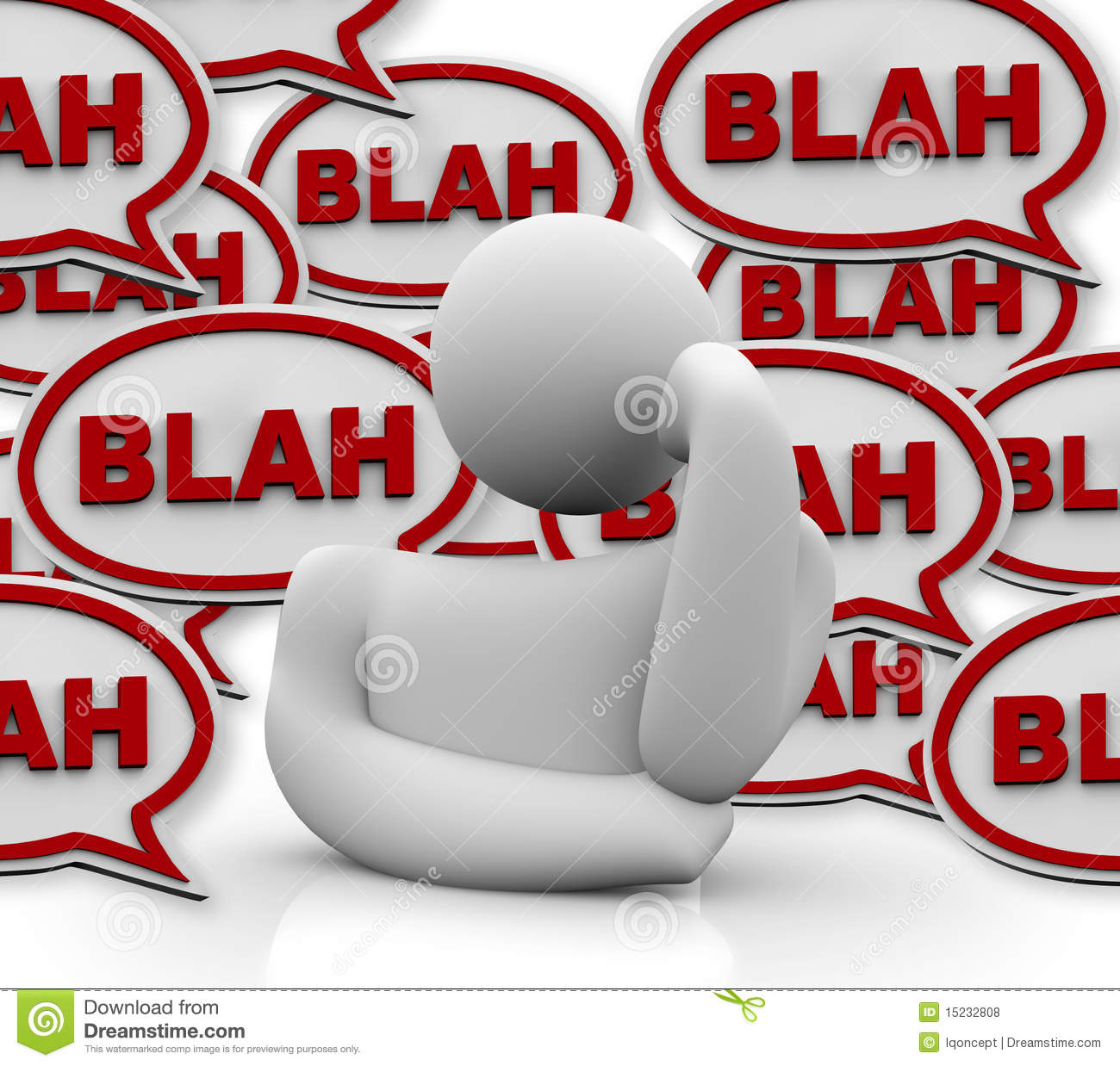 Meaningless sounds; babble