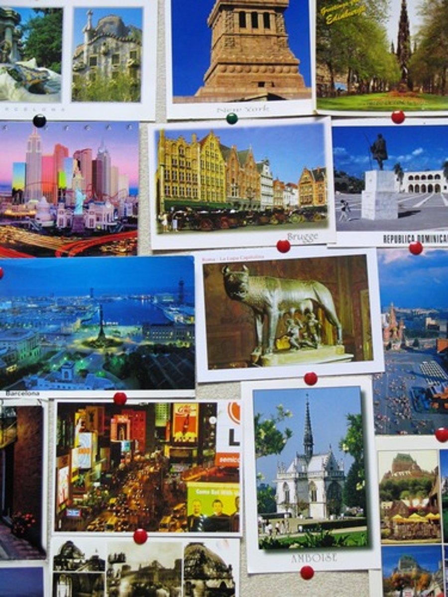 <p>postcards</p>