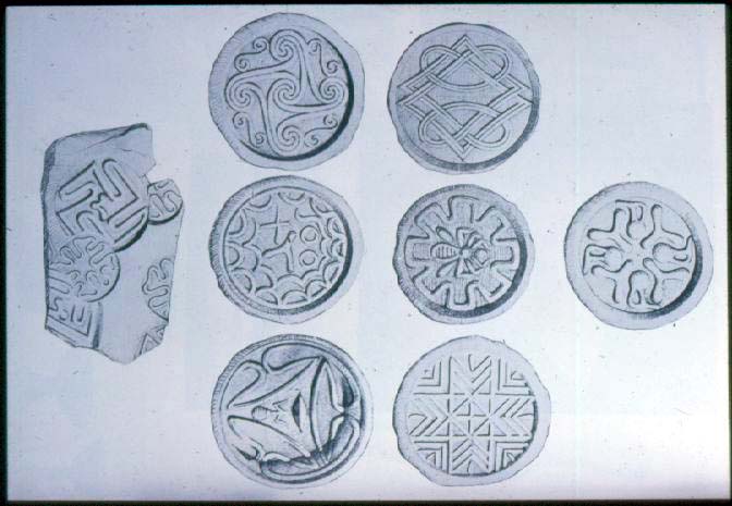 <p>Clay Seal impressions</p>