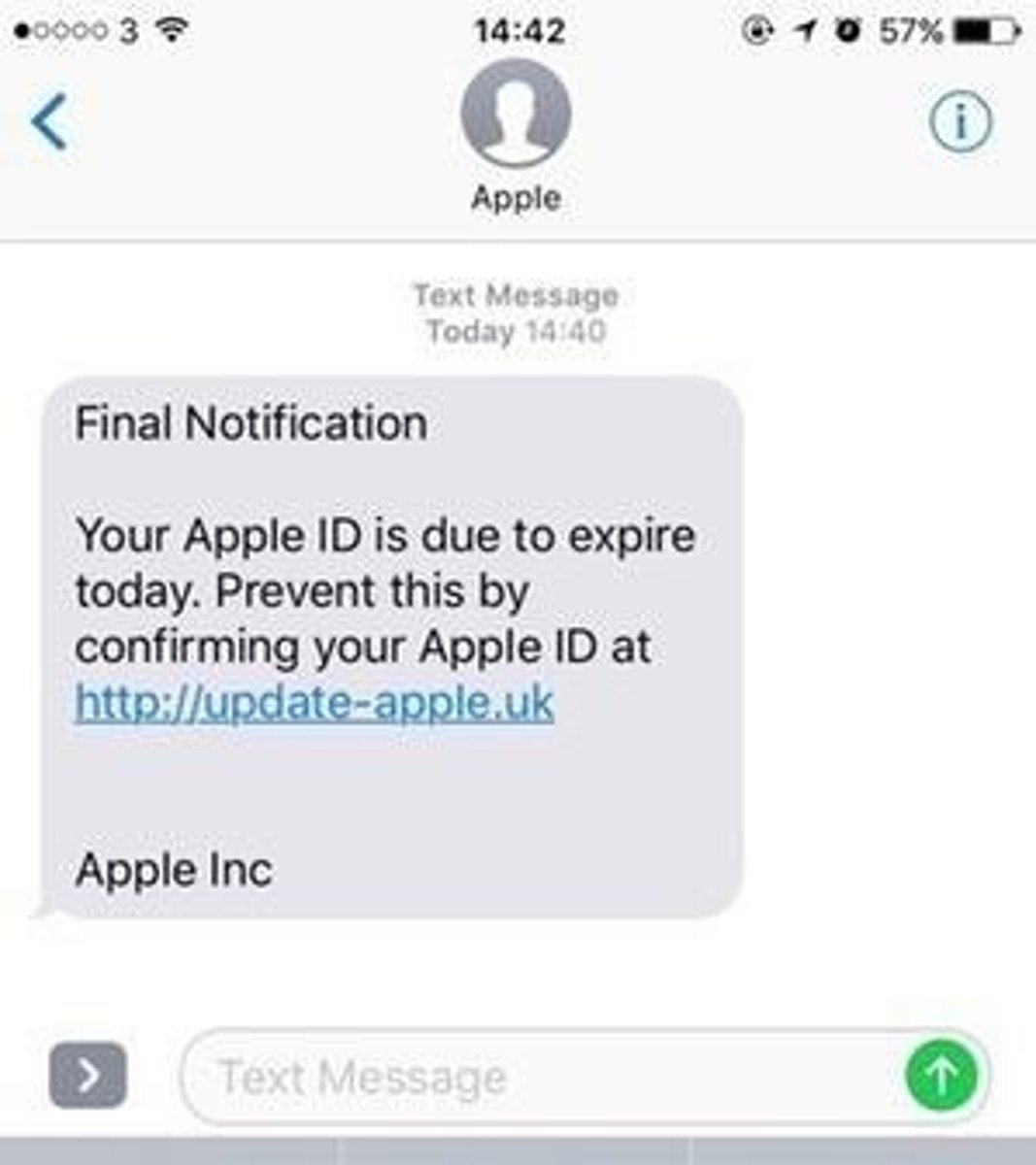 <p>Phishing via deceptive text messages.</p>