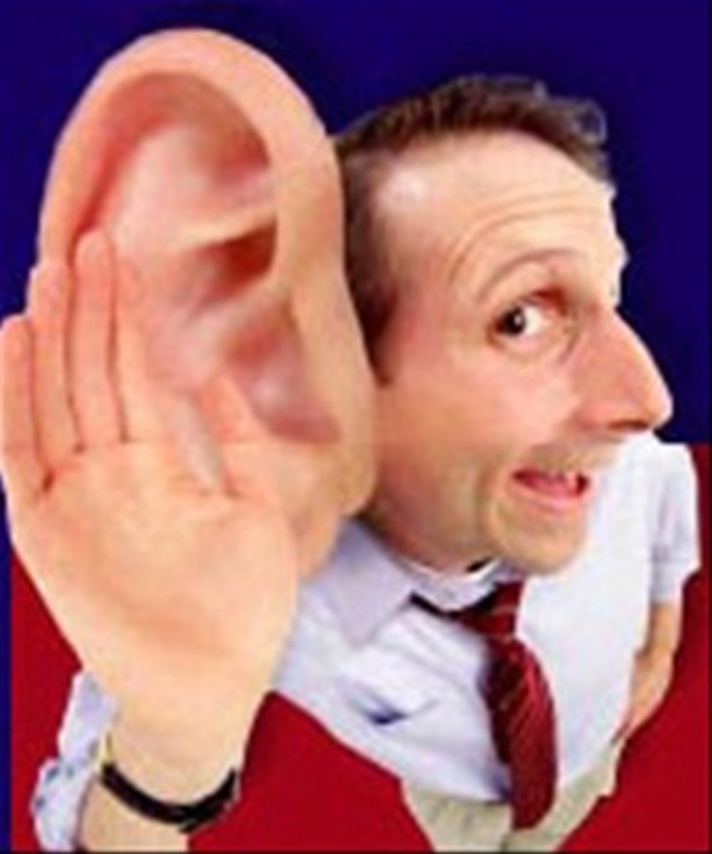 <p>to hear</p>