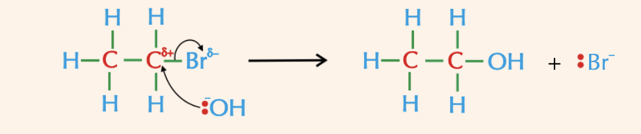<p>This is a nucleophilic substitution reaction. You have to use a warm aqueous alkali, for example sodium hydroxide, or potassium hydroxide or it will not work. The general equation is: R-X + OH<sup>-</sup> → R-OH + X<sup>-</sup></p><p>(over the arrow is OH<sup>-</sup>/H<sub>2</sub>O and below is reflux)</p>