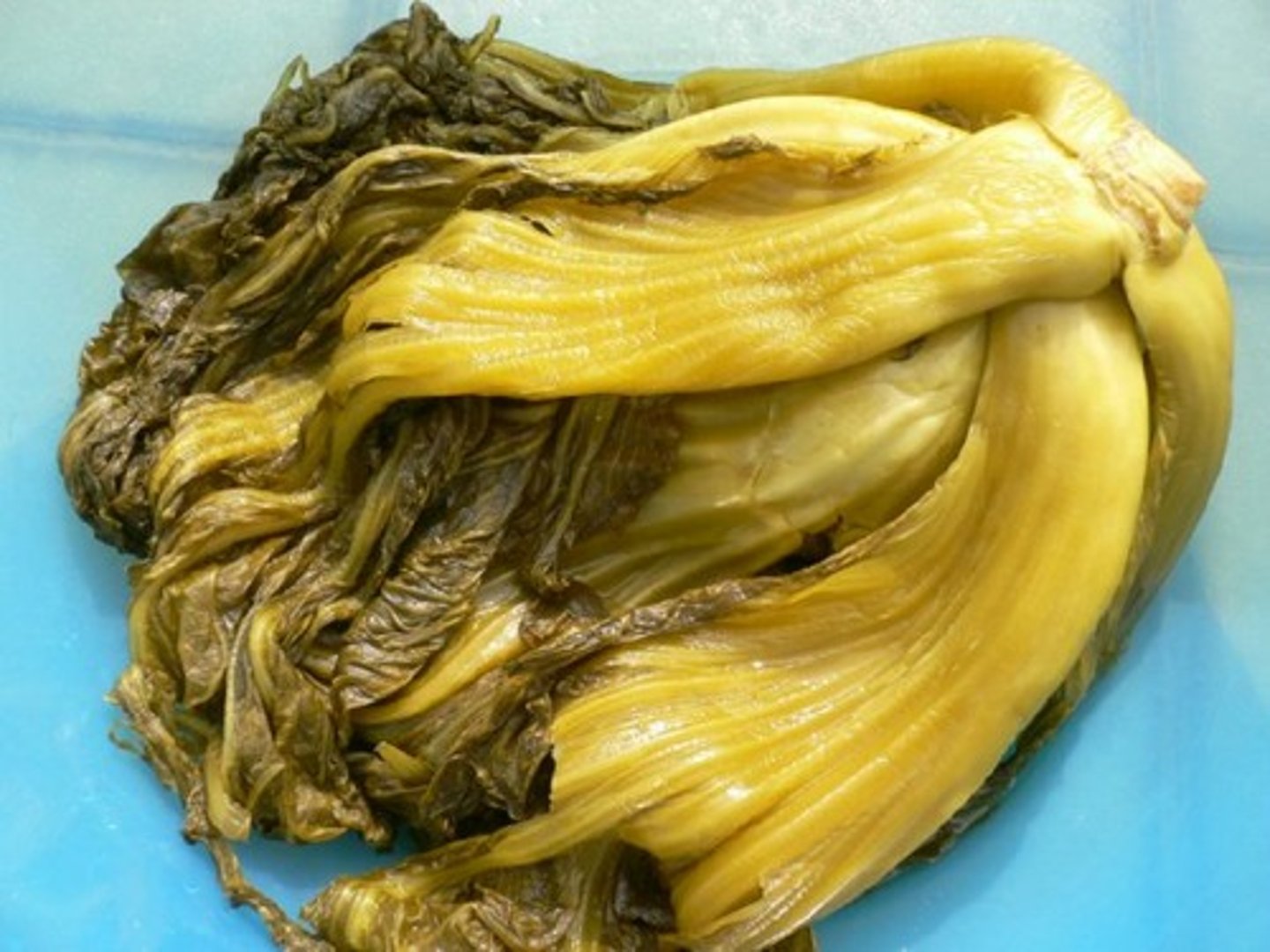 <p>suān cài - pickled Chinese cabbage</p>