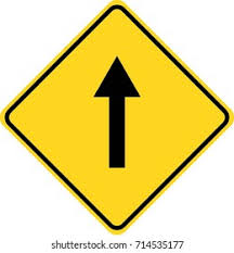 <p>straight ahead</p>