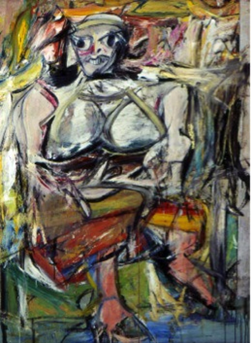 <p>Willem DeKooning, Woman I, 1950-52</p>