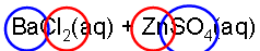 <p>identify whether the following reaction has any (in)soluble components and forms precipitate</p>