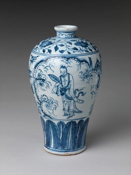 <p>Late 15th Century (Yongle Period)<br>Made w/ porcelain<br>Jingdezhen, China</p>