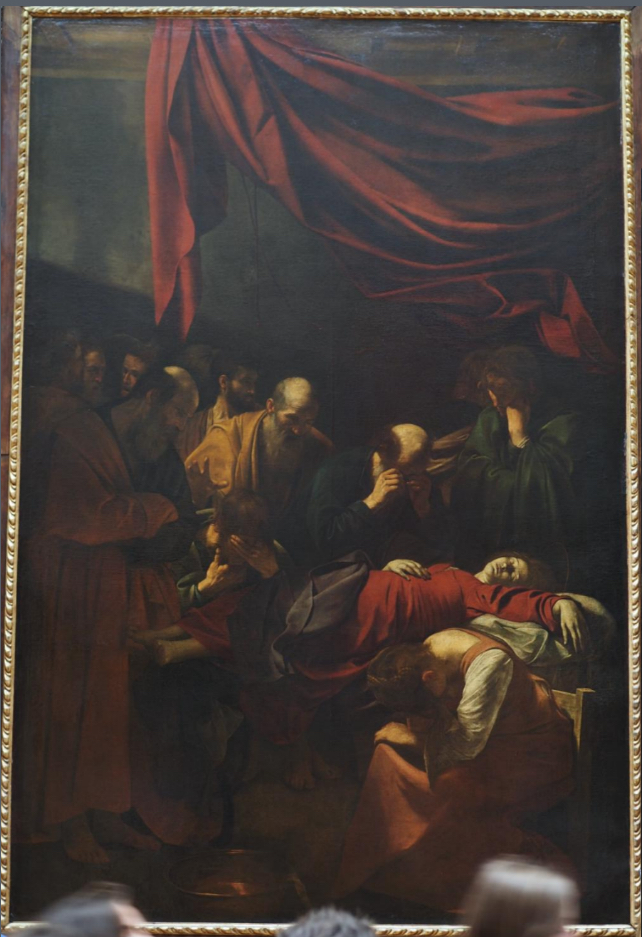 <p>Caravaggio, Death of the Virgin</p>