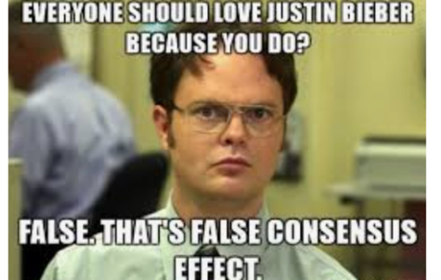 <p>Bias that causes people to overestimate how much others agree with them</p>