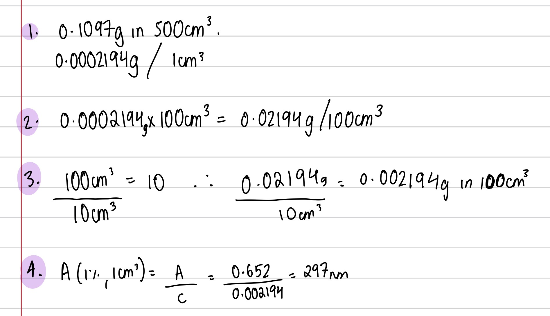 <p>A(1%, 1 cm) = 297.2 </p>