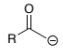 <p>RC(=O)C<sup>-</sup>H<sub>2</sub> (ketone)</p>