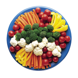 <p>what color vegetable should you eat the most?<br><br>(a.) orange; they taste the best!<br>(b.) purple; they’re rare and exotic!<br>(c.) green; kale is green!<br>(d.) a variety of colors</p>