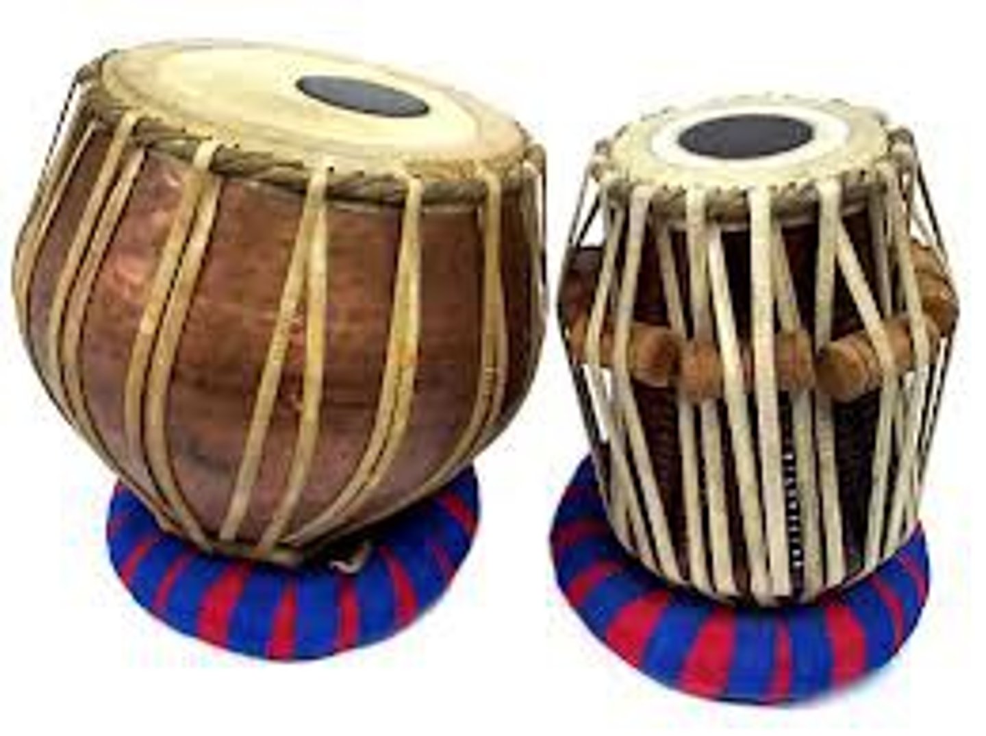 <p>A pair of small drums used in Indian Classical music and Punjabi Bhangra placed side by side on the floor in front of the player. Their main role is to keep the time, but they sometimes interact with the soloist and have short solos.</p>