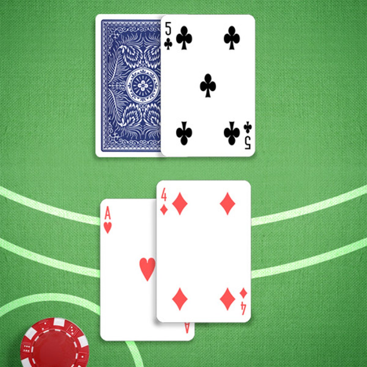 <p>You: 15</p><p>Dealer's Upcard: 5</p>