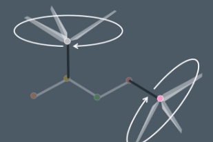 <p>The top 3 carbons are all in the same environment and the bottom 3 bonds are in the same environment</p><p></p>