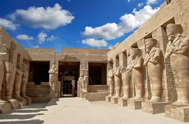 <p>Ancient Egypt: The Great Temple of Amun at Karnak, Egypt, begun 15th c. BCE</p>