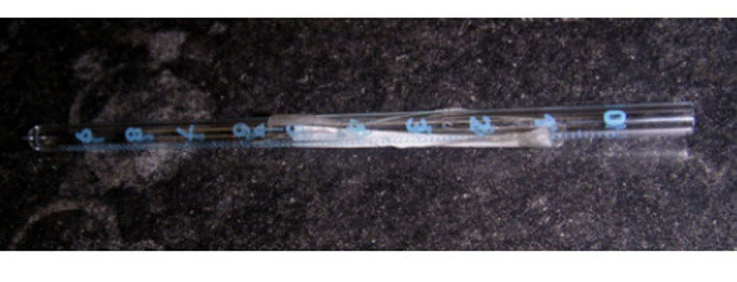 <p>A tube to collect blood for the Wintertobe method.</p>