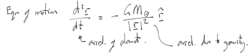 <ul><li><p>mass of one object dominates</p></li></ul><p></p>
