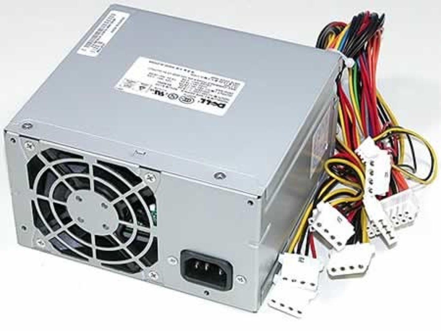 <p>Converts AC power from the wall outlet into the lower voltages of DC power required to power all components of the computer such as the CPU, RAM, and motherboard.</p>