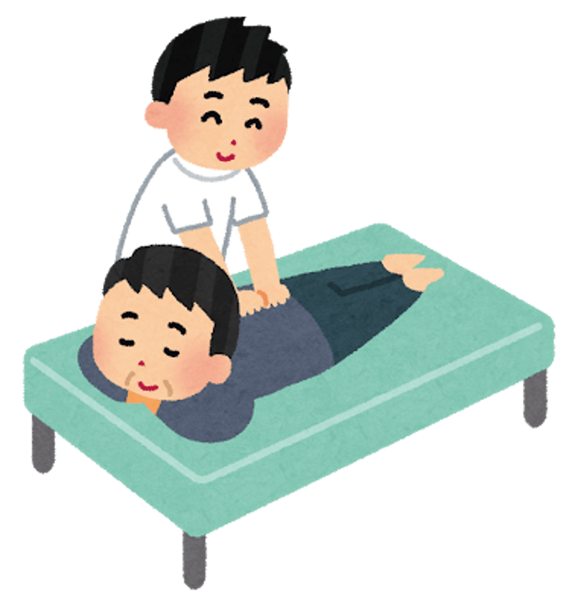 <p>massage, mát xa</p>