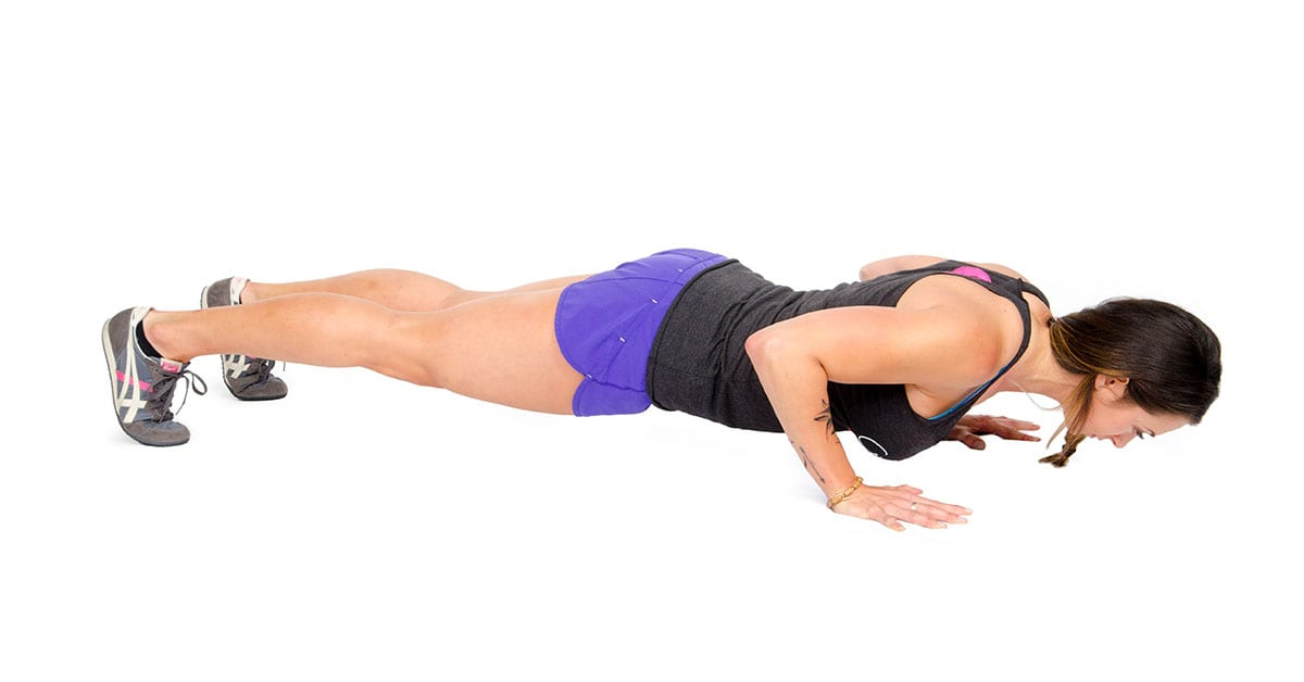<p>Push ups</p>