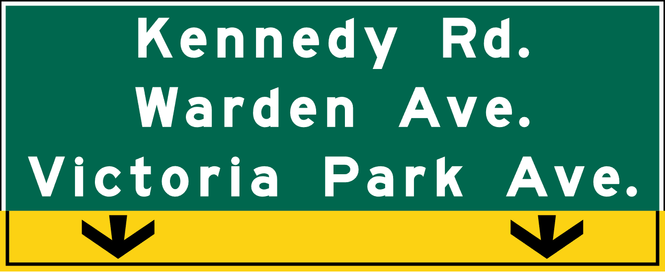 <p>some lanes may become exit-only lanes</p>