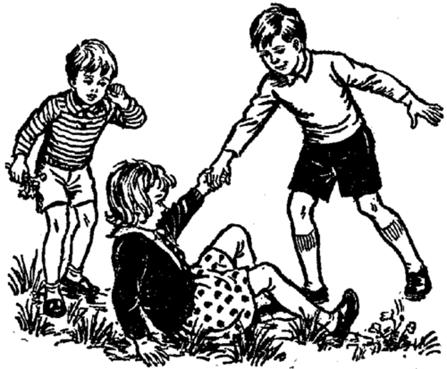 <p>to help (each other when reflexive)</p>