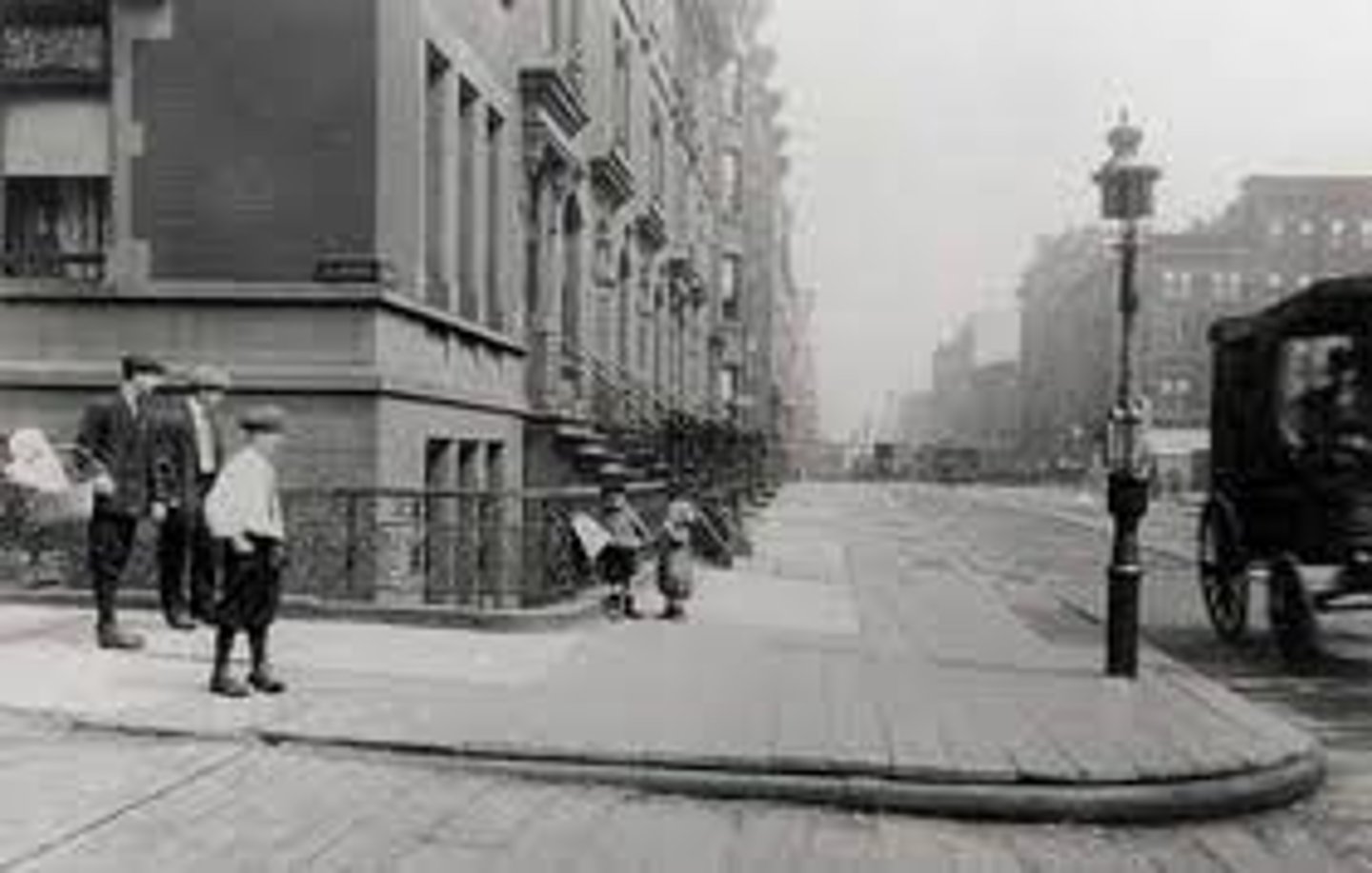 <p>around the corner</p>