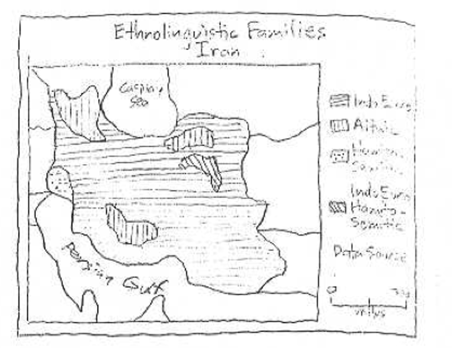 <p>a rough hand drawn map drawn in the field or from an aerial photograph, used to analyse landscapes</p>