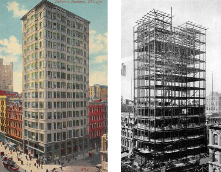 <p><span>Reliance Building, Charles Atwood for Daniel Burnham (Chicago, IL, 1894-1895</span></p>