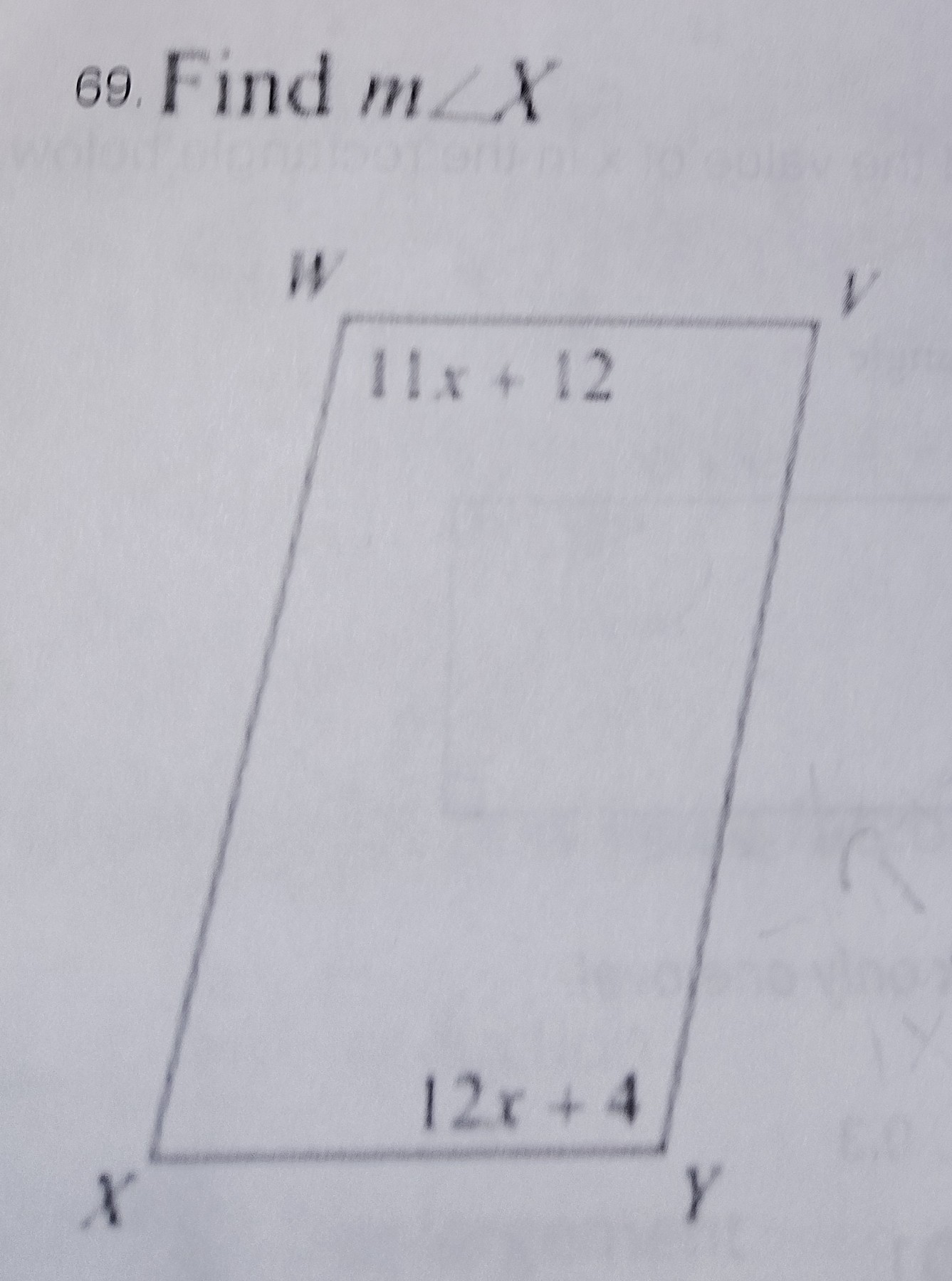 <p>Find X</p>