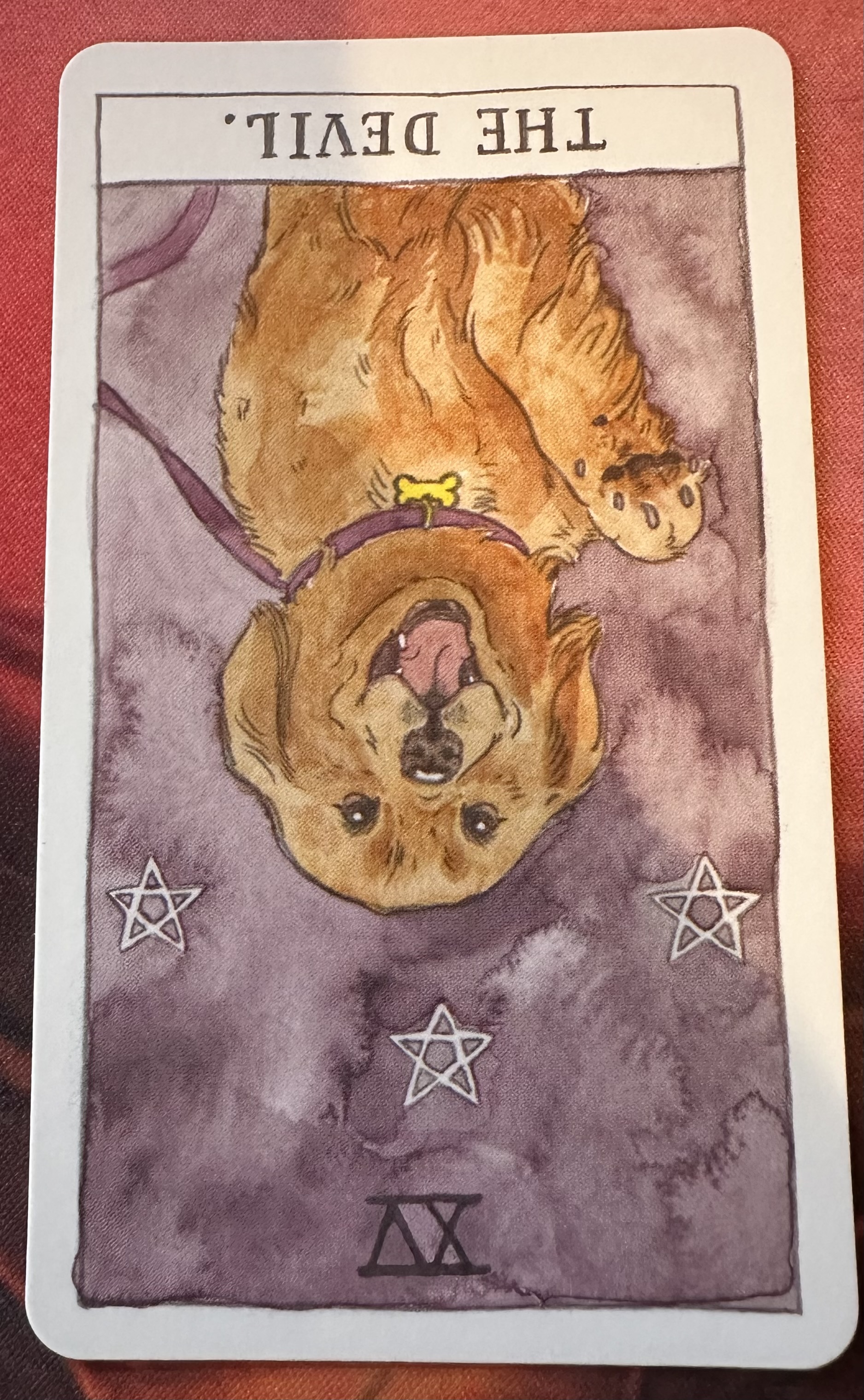 <p>The Devil (XV) Reversed</p>