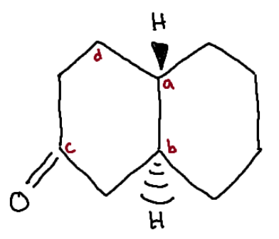 <p>Identify the chiral center(s).</p>