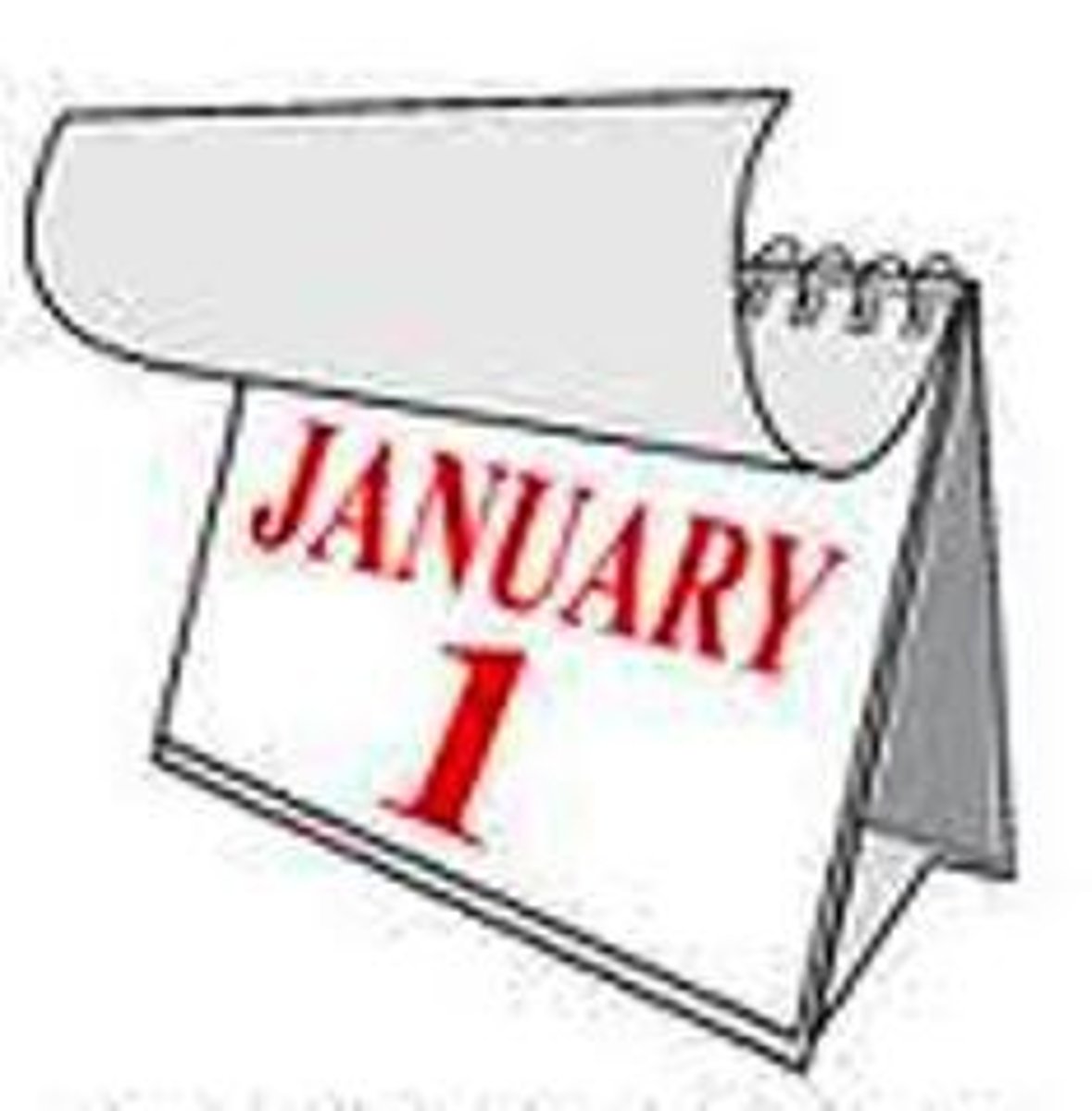 <p>January first</p>
