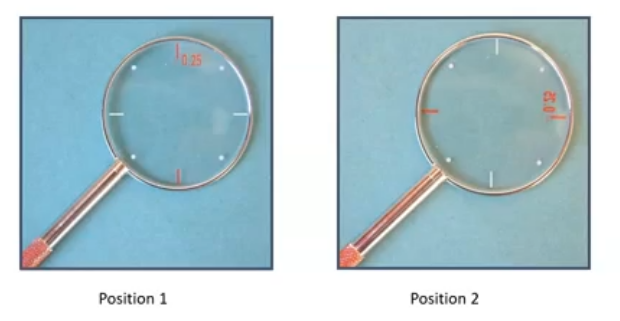 <p>twirling gives 2 positions&nbsp;&nbsp;</p><p>when asking to compare the circles, ask which of these two lenses make the circles look clearer and rounder</p><p>finding out whether the px prefers a minus cylinder of 180 or plus cylinder of 90&nbsp;</p><p>or minus at/plus at 45/135: the dots </p>