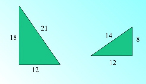 Are these triangles similar? How?
