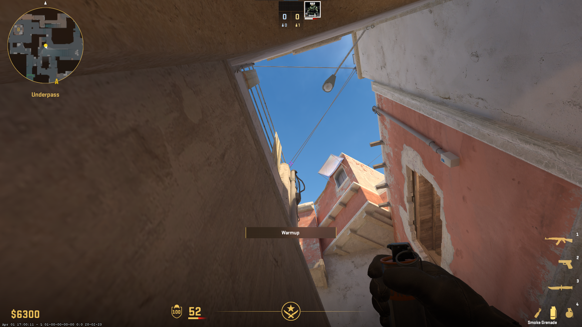 <p>Underpass Step Corner - Crouch Throw</p>