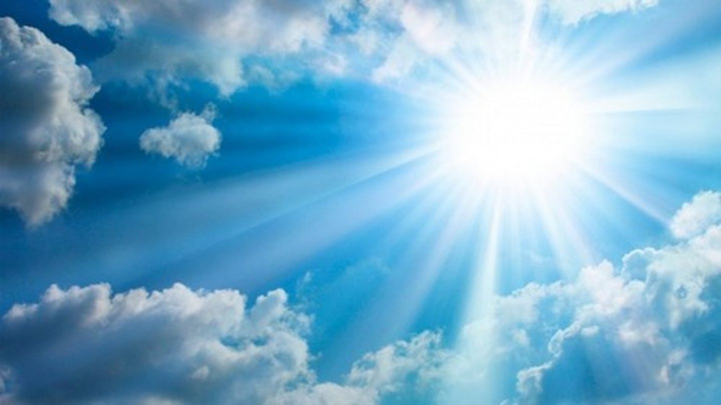 <p>sunny</p>