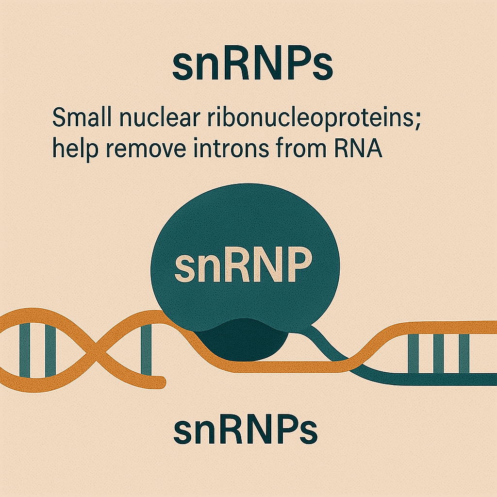 <p>snRNPs</p>