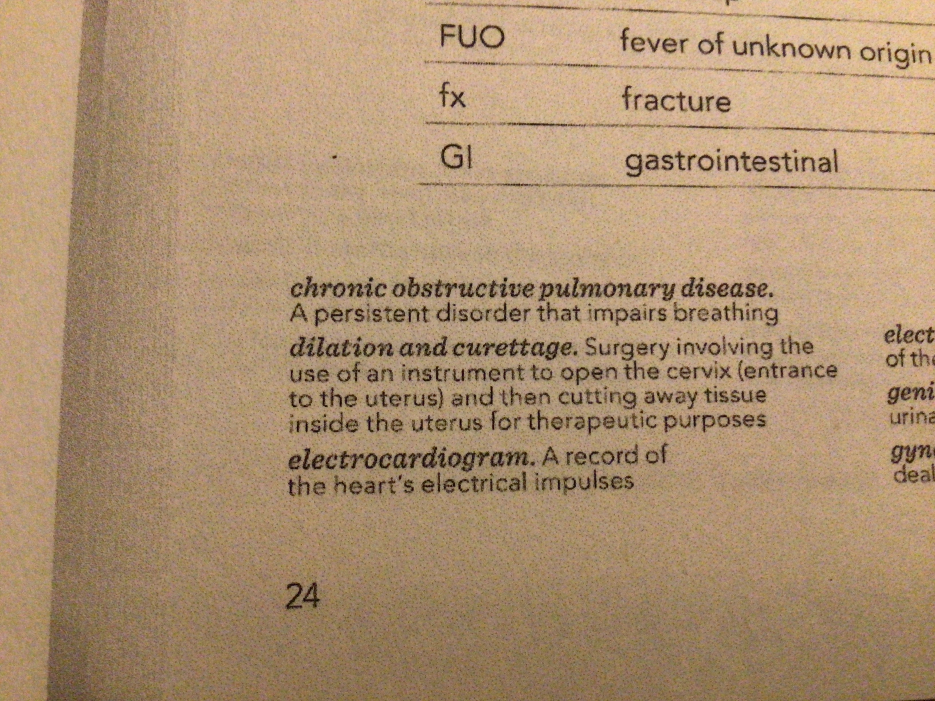 Dilation and curettage
