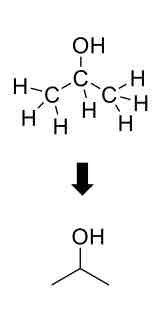 <p>Ends of lines and bends are carbons, hydrogen is inferred, only heteroatoms and their Hs are drawn</p>