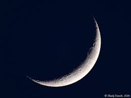 This phase occurs when the Moon looks like a ccrescent and the crescent increases