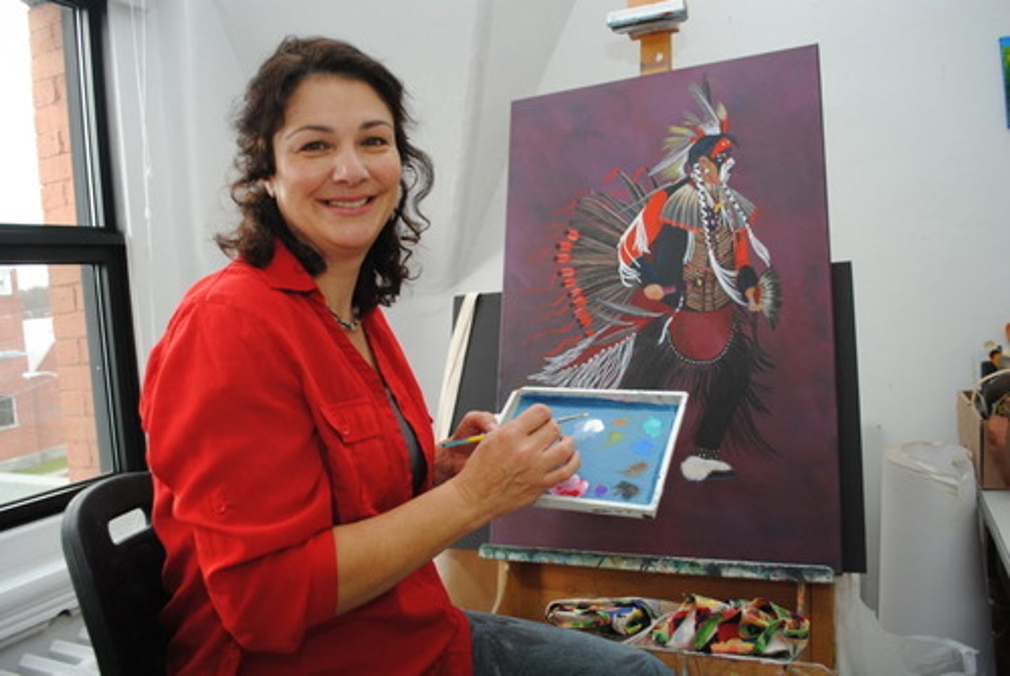 <p>female artist</p>