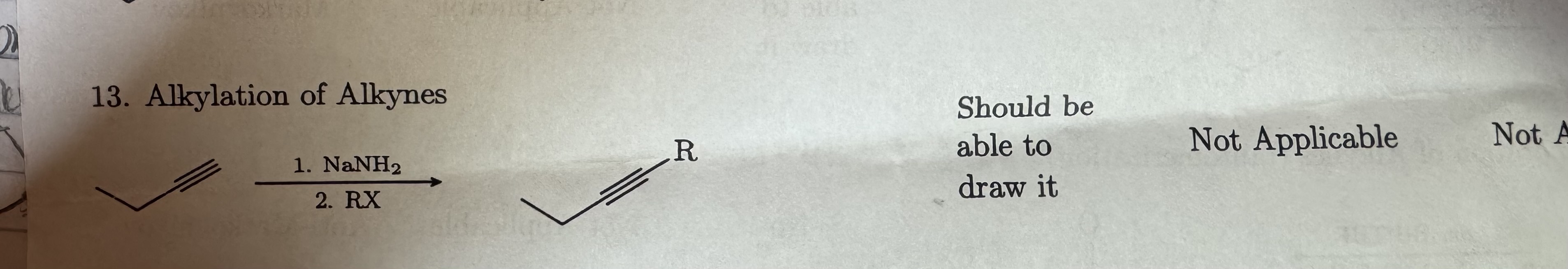 <p>Alkylation of Alkynes </p>