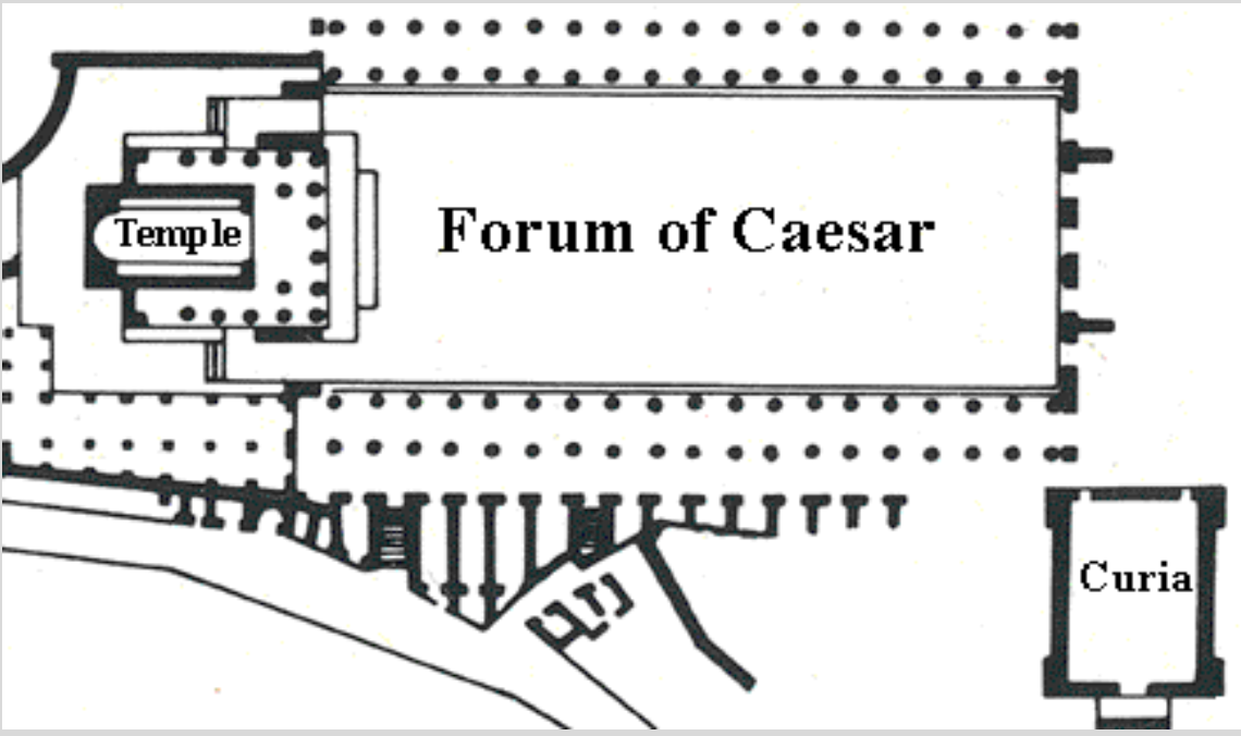 <p>Forum of Julius Caesar / Caesaris Forum (51 BC)</p>
